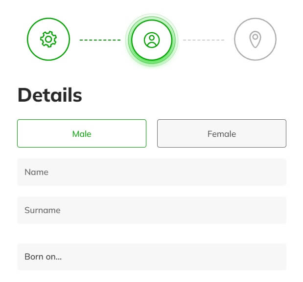 CricBaba Registration Personal Details
