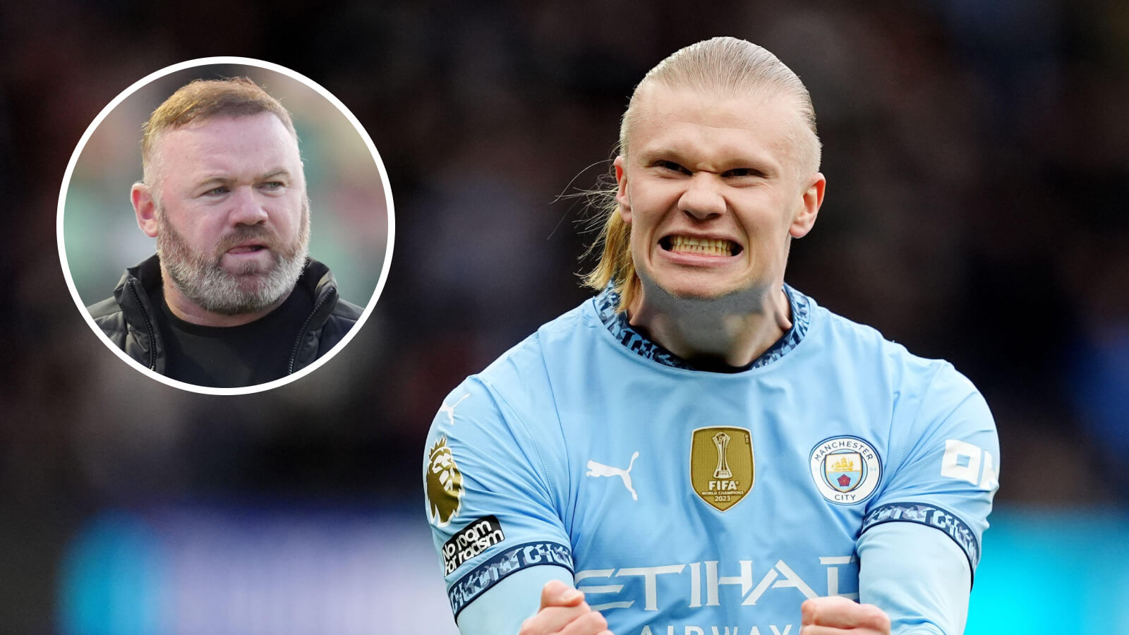 Rooney claims Haaland can't match Ronaldo and Messi's legendary status.