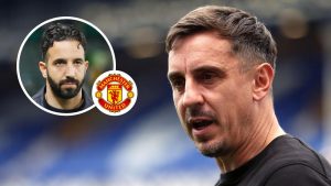 Gary Neville warns Amorim Man Utd star is being "devoured" by club chaos.