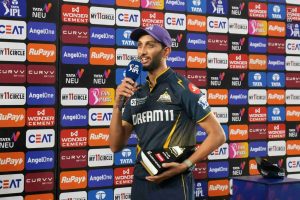 Prasidh Krishna Grabs the Purple Cap in Style with Two Wickets as GT Takes on SRH in IPL 2025!