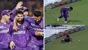 Rinku Singh’s Clutch Dive Showcases Grit That Kept KKR’s IPL Dream Alive!