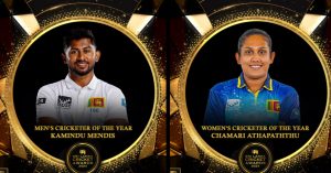 🔥 Big winners from Sri Lanka cricket's awards show: Kamindu Mendis and Chamari Athapaththu each notching up major awards at the 2024 Sri Lanka Cricket Awards Night!