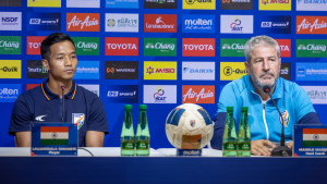 момент, когда Blue Tigers сталкиваются с серьезным испытанием в Таиланде перед важным матчем в Гонконге.